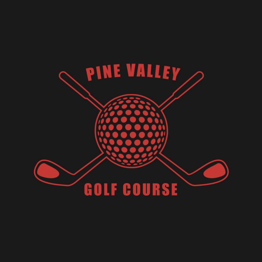 Pine valley golf course logo.